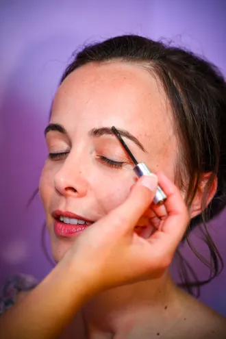 Maquillage de la mariée