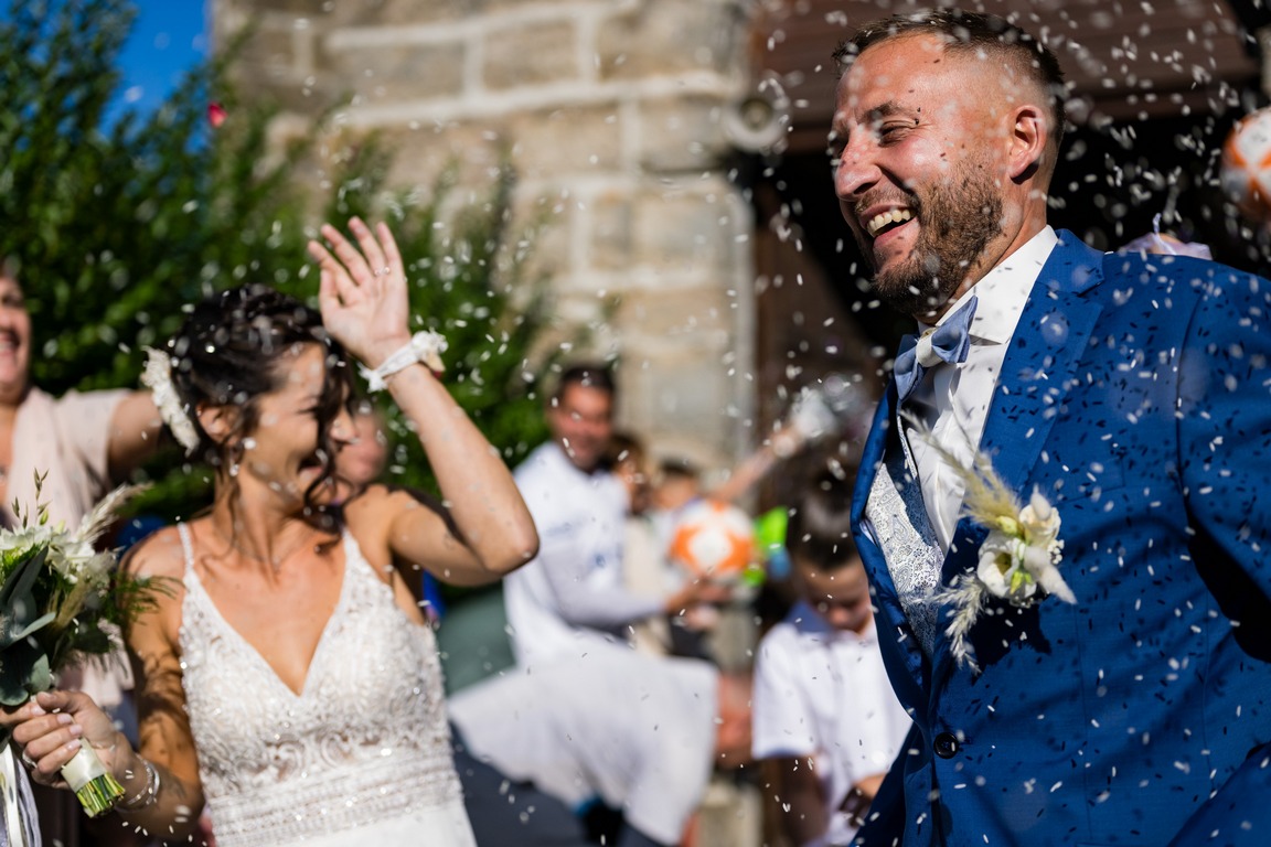 Sortie de l'église – mariage