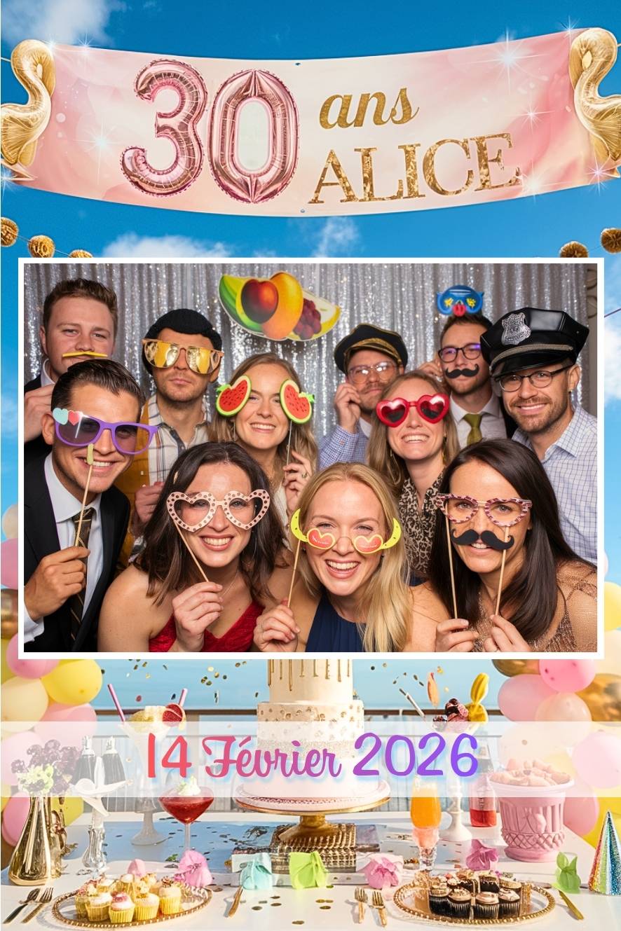 Exemple de tirage photo personnalisé 10x15cm – photobooth Besançon Vesoul