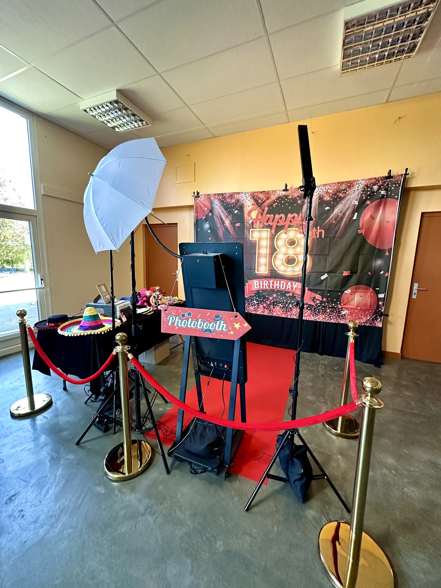 Photobooth miroir pour un anniversaire dans le Doubs