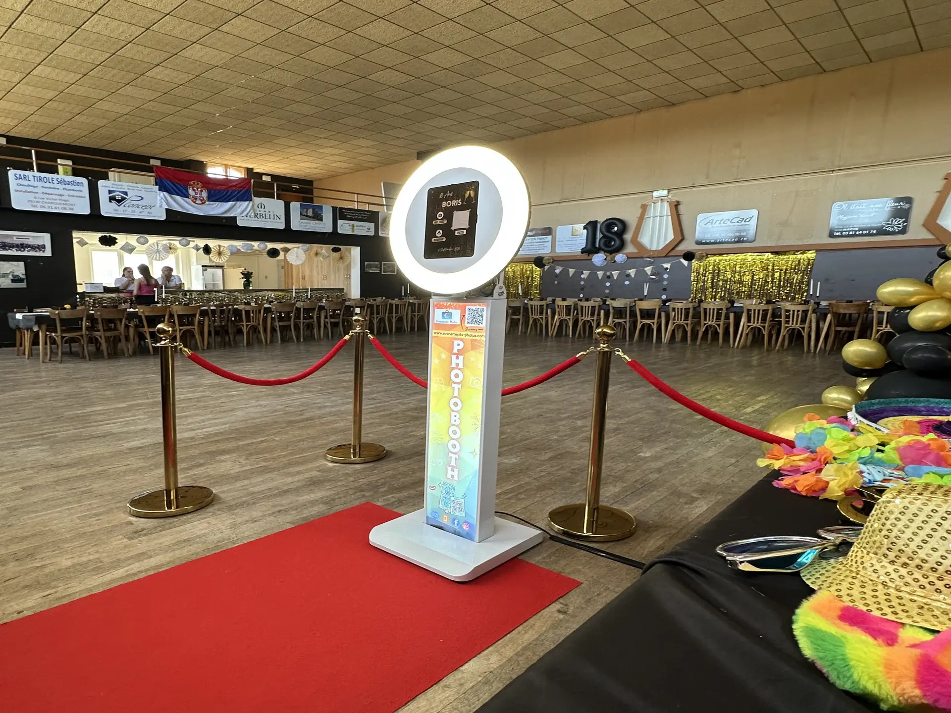 SelfyBox Pro lors d'une soirée réussite